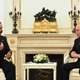 King Hamad Al Khalifa and Vladimir Putin discuss business. Photo credit: AP